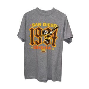 Dyse One San Diego 1904 Original Graphic T-Shirt Gray Mens Medium Made in USA